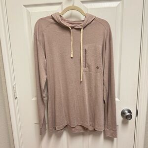 Duck Camp Light Pink Lightewight Hoodie Top